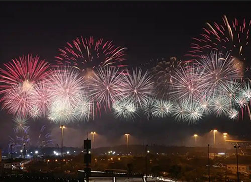 罗甸县焰火晚会